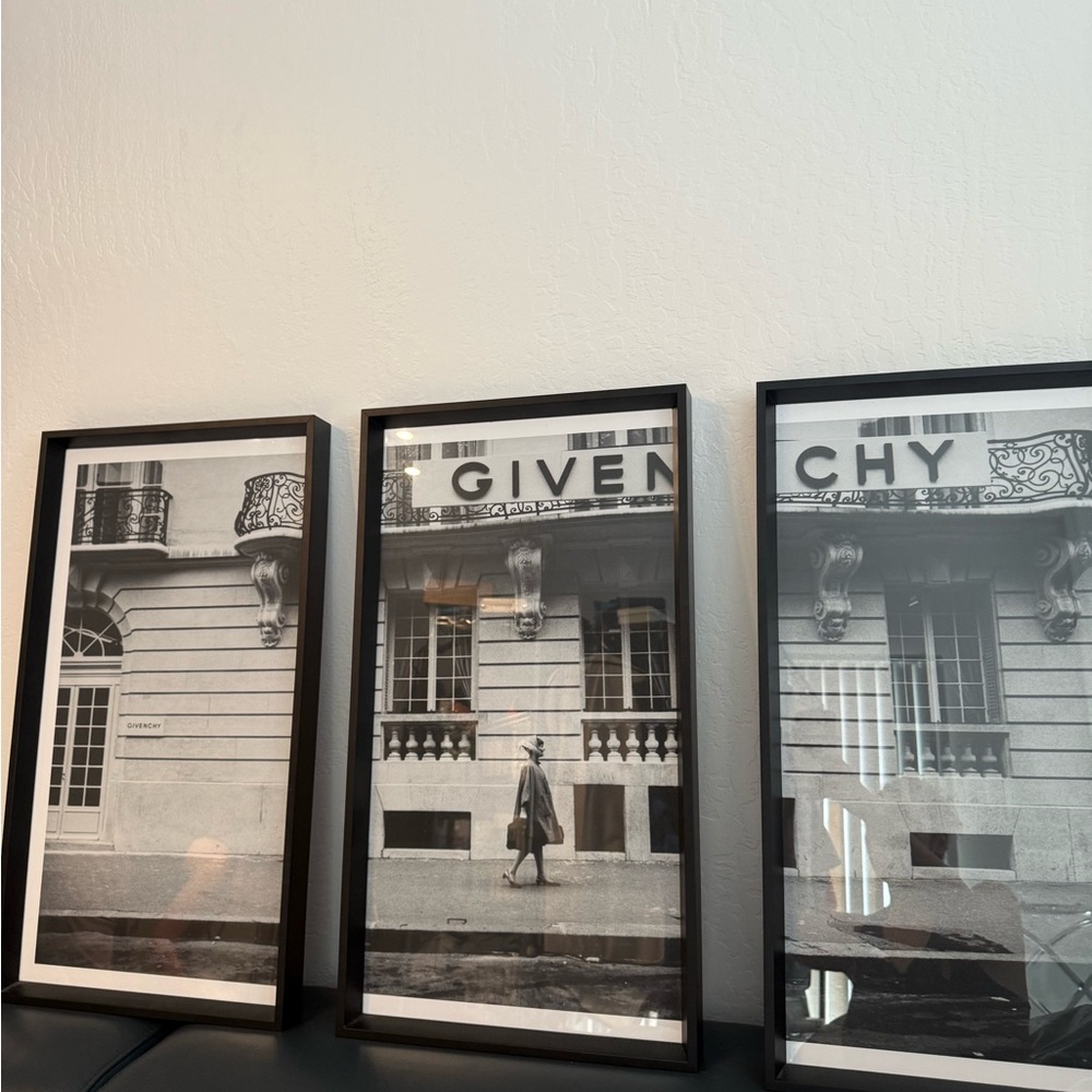 Elegant Black and White Givenchy Fashion Architectural Photography Set
